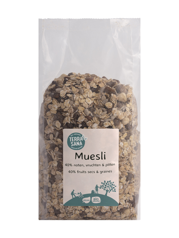 Terrasana Muesli Noten & Zuidvruchten Bio (1000 gr)
