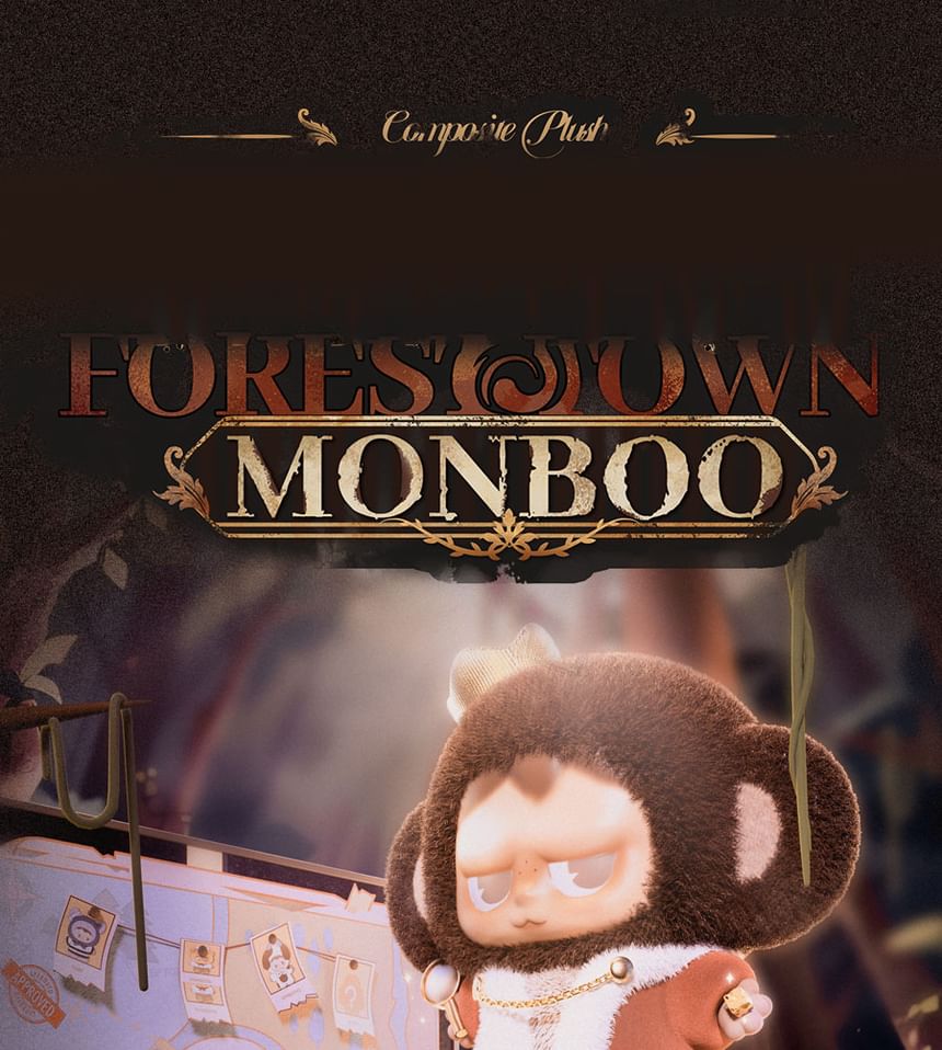 TOYCITY - MONBOO Characters - Forest Town Series Pluchen Pop (7 Types) (Blind Box)