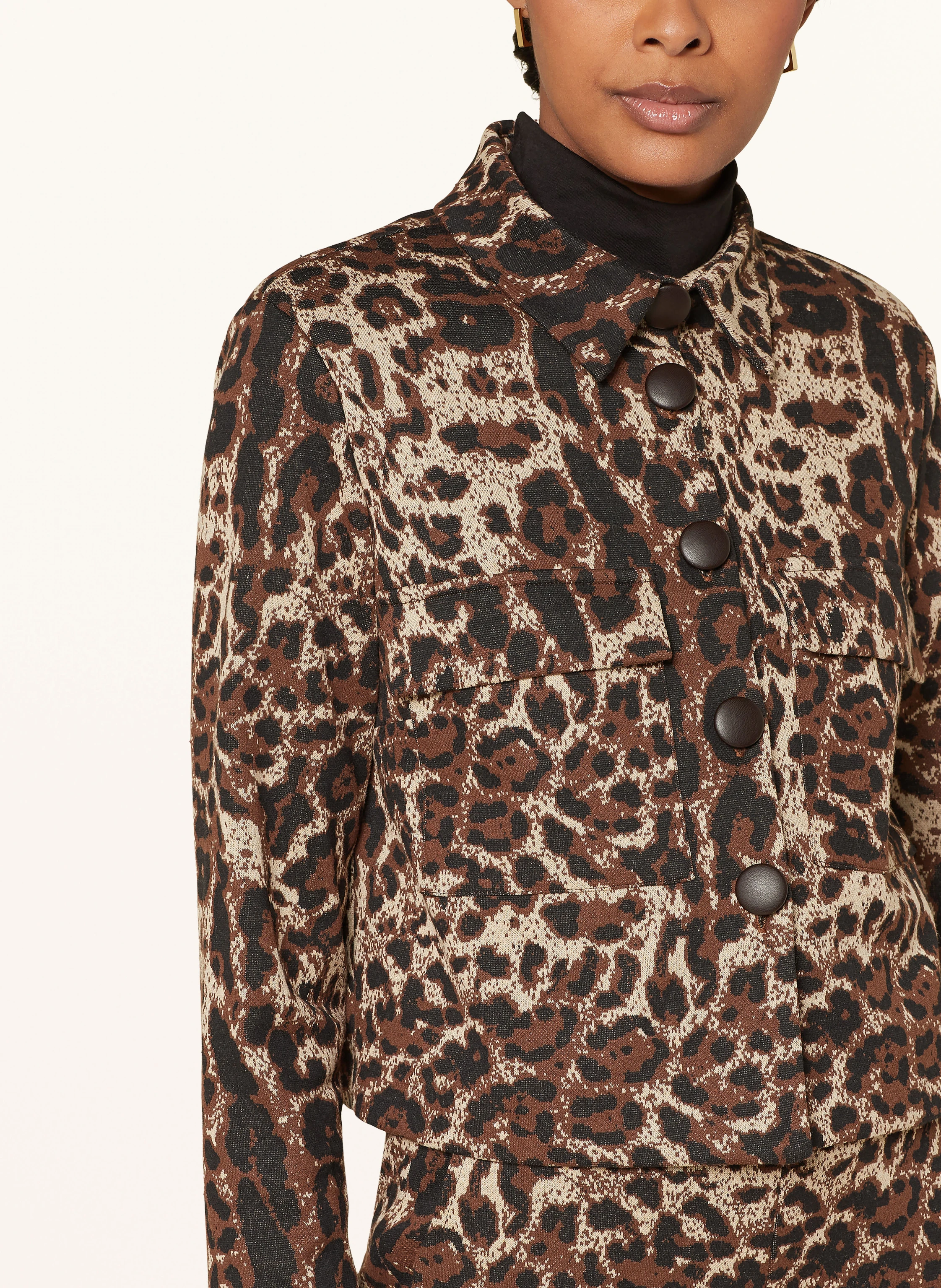 SEM PER LEI Kastenjacke aus Jersey