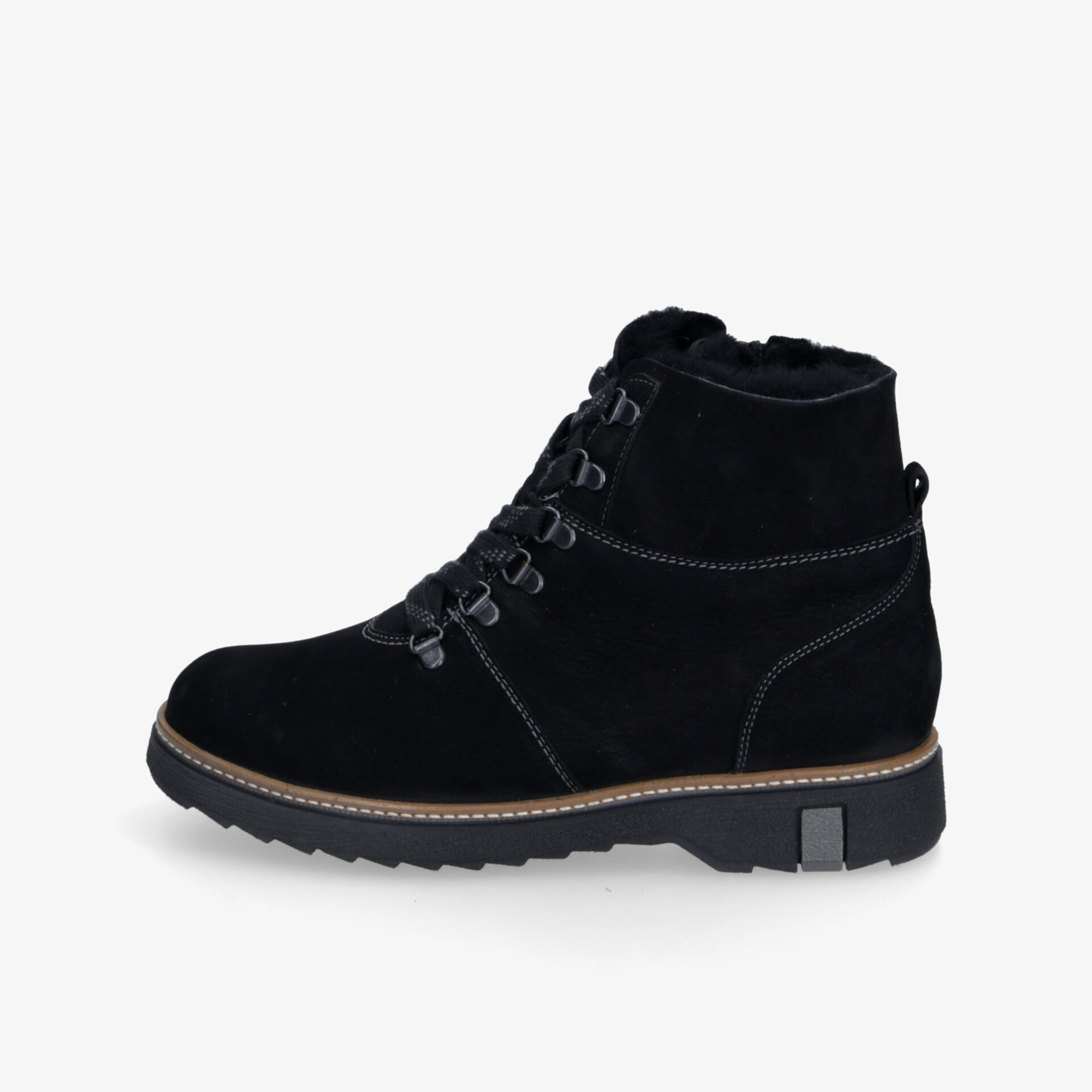 waldläufer Hitomi Bear Unisex Boots schwarz
