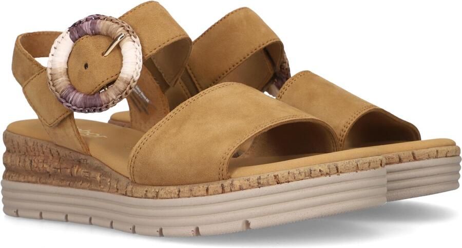 Gabor 706 Sandalen Met Sleehak Dames Camel