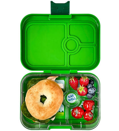 Yumbox Brotdose m. 4 Räume - Bento Panino - Jurassic Green - Din