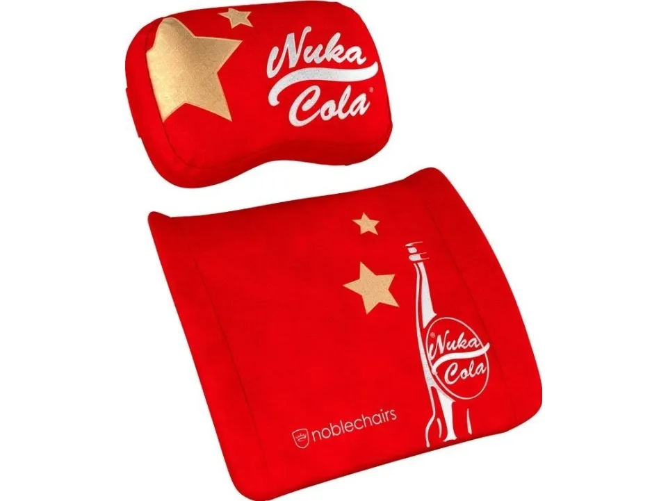 noblechairs Fallout Nuka-Cola, Neck pillow/Lumbar pillow, Rød, 2 stk, EPIC, ICON & HERO