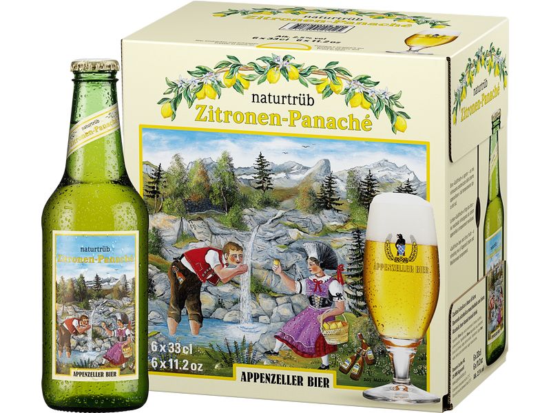 Appenzeller Bier Bier Zitronen Panaché 6 x 0.33 l Panaché