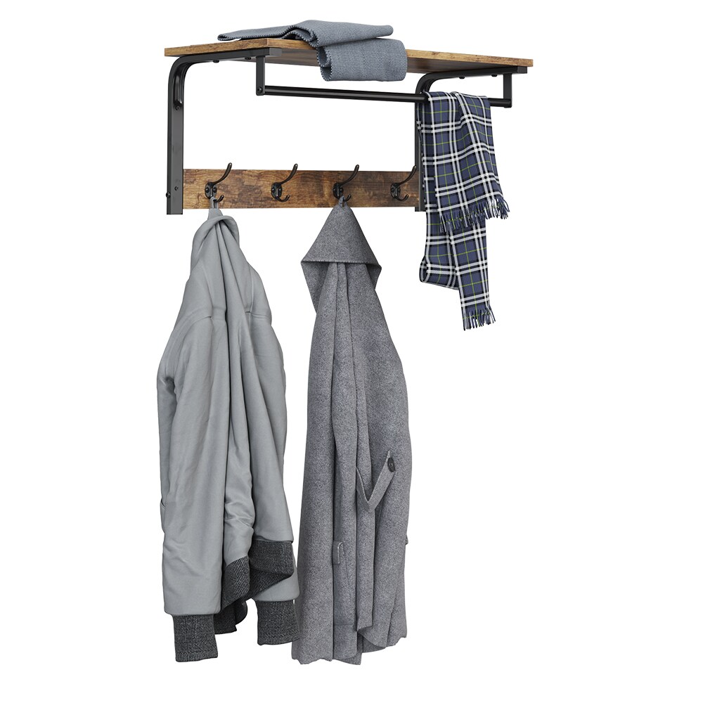 Vicco Wandgarderobe Hängegarderobe Garderobe Fyrk 70cm Ablage 4 Haken Wandregal