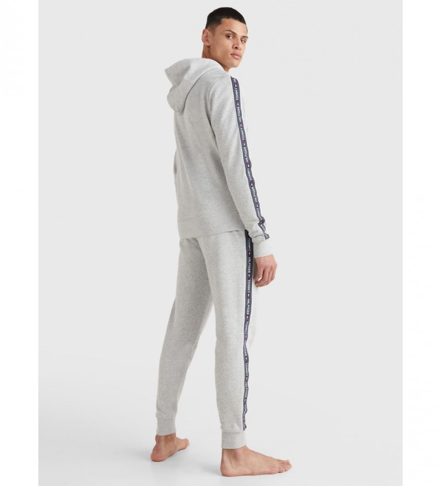 Moletom Tommy Hilfiger HWK de manga comprida cinza
