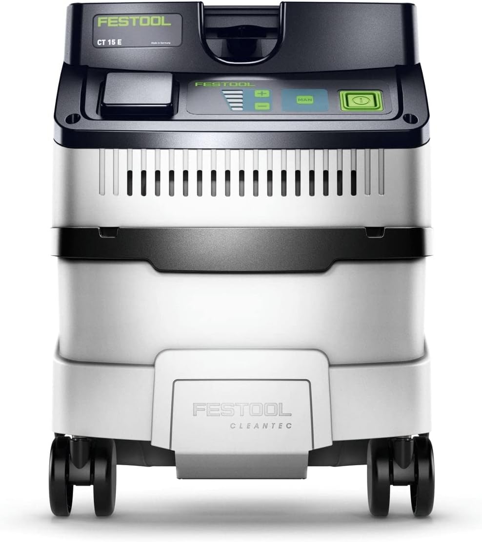 Festool Absaugmobil CT 15 E CLEANTEC (mit Hauptfilter, Saugschlauch, SELFCLEAN Filtersack, Fugendüse, Polsterdüse)