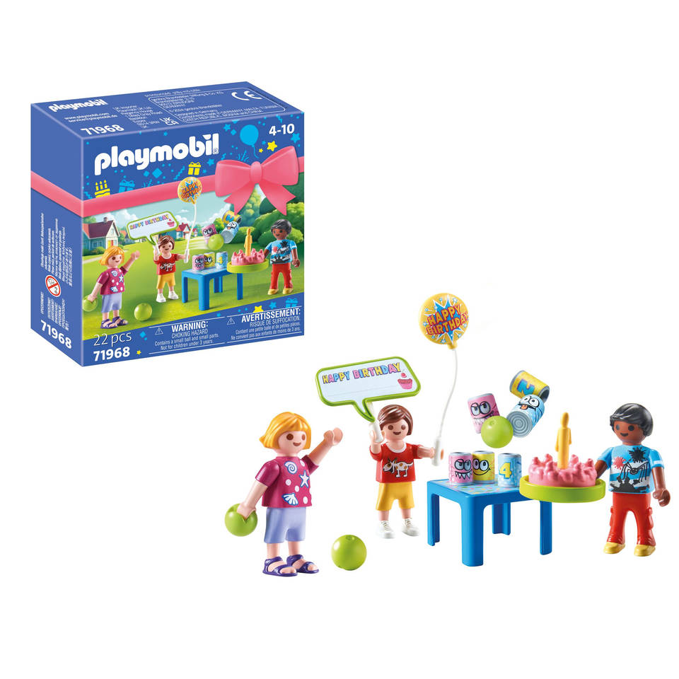 PLAYMOBIL Gift Set kinderverjaardag 71968