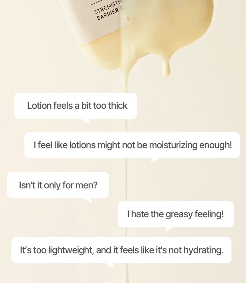 ingrediënten - Huidbarrière Kalmerende Lotion Sachet Set