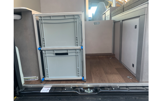 SYS-RACK Kastenwagen Heckauszug mit 90 cm Teleskopvollauszügen