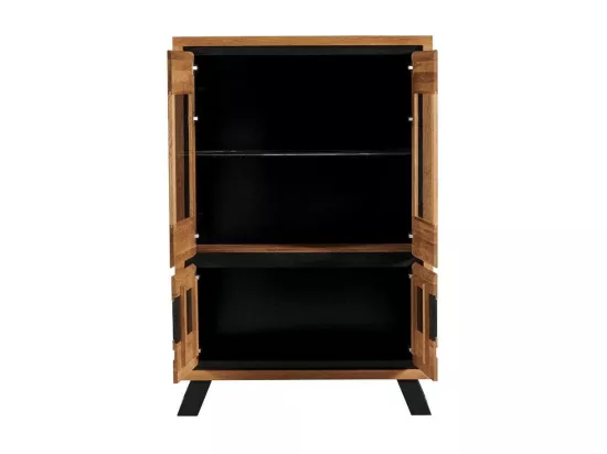 Buffet vitrine en bois PORTREE