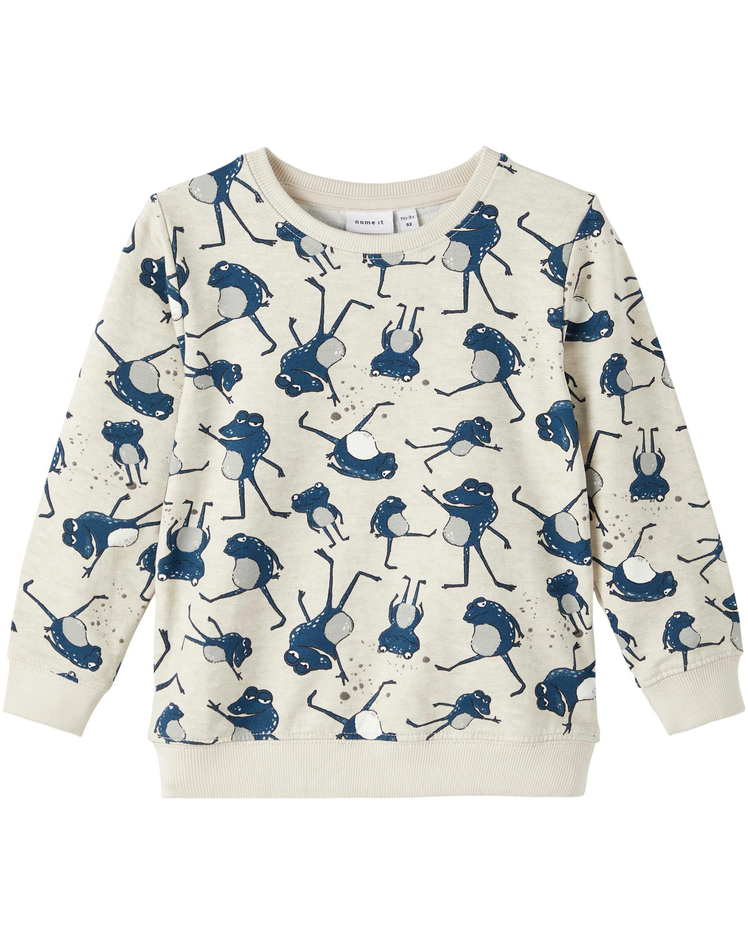 Sweatshirt NMMBUSTER in peyote melange