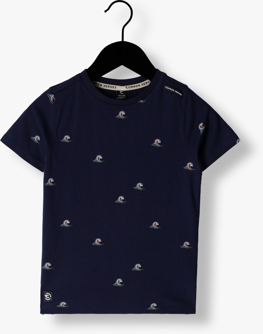 COMMON HEROES donkerblauwe common heroes t-shirt 2312-8471-190