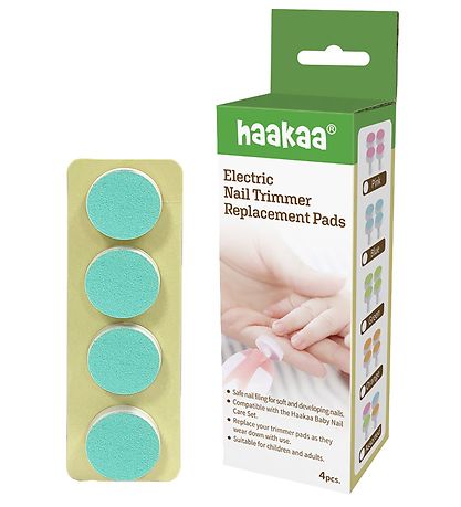 Haakaa Schleifpad Refill - 4er-Pack - 3-6 Monate - Blau