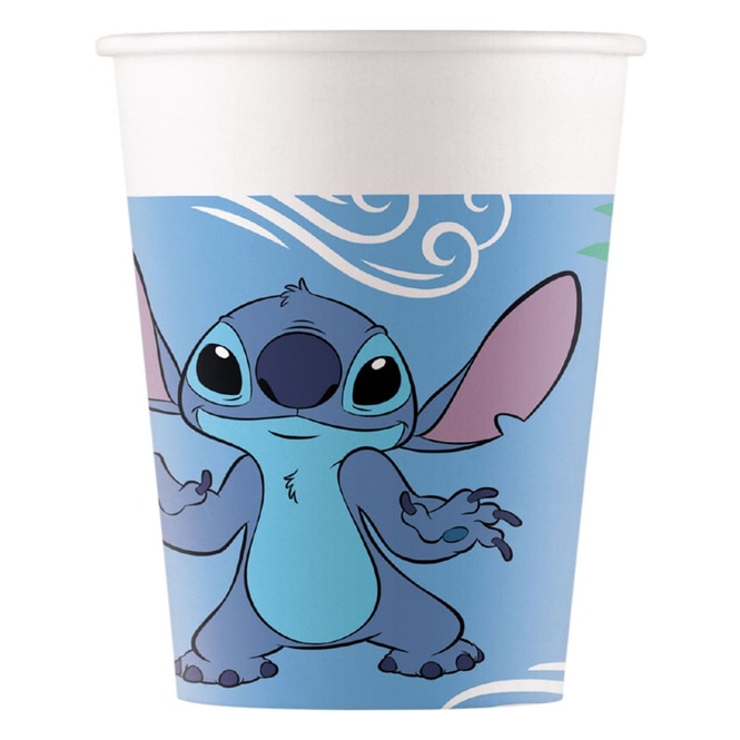 Disney Stitch - 8 Partybecher - ca. 200 ml