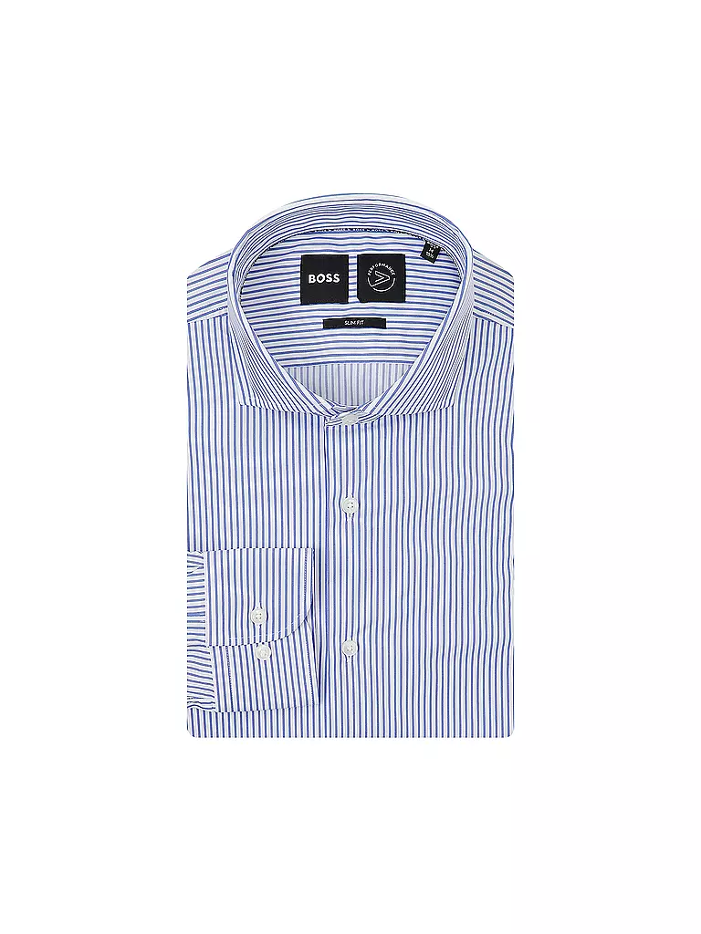 BOSS Hemd Slim Fit blau