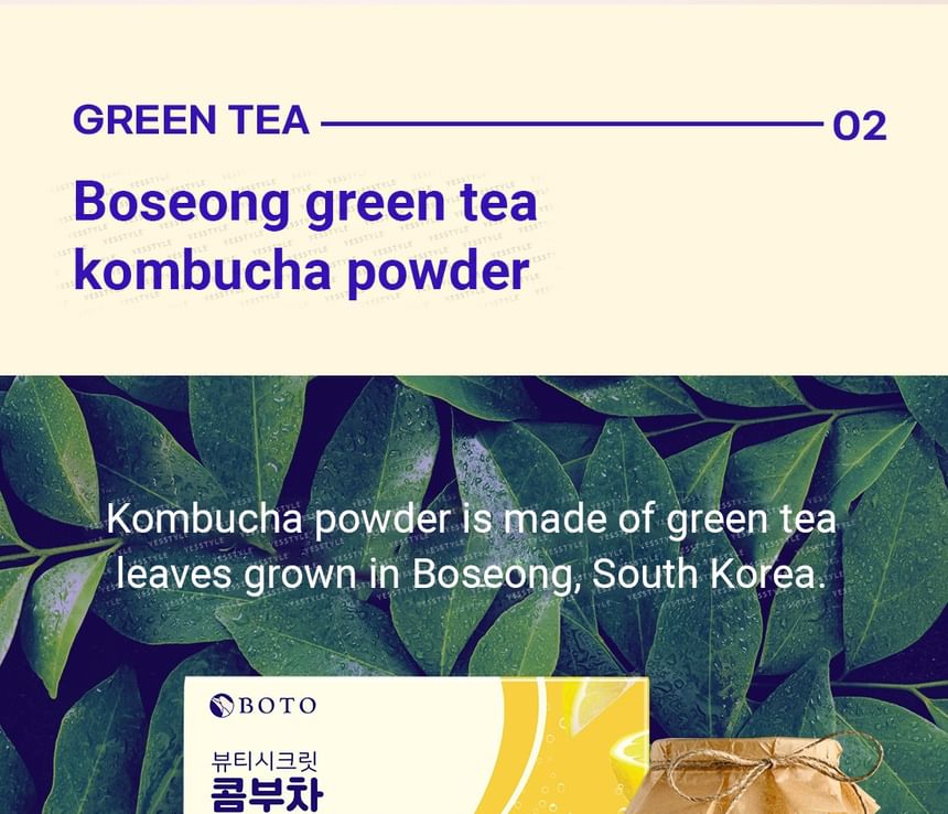 BOTO - Beauty Secret Kombucha Citroen Limoen