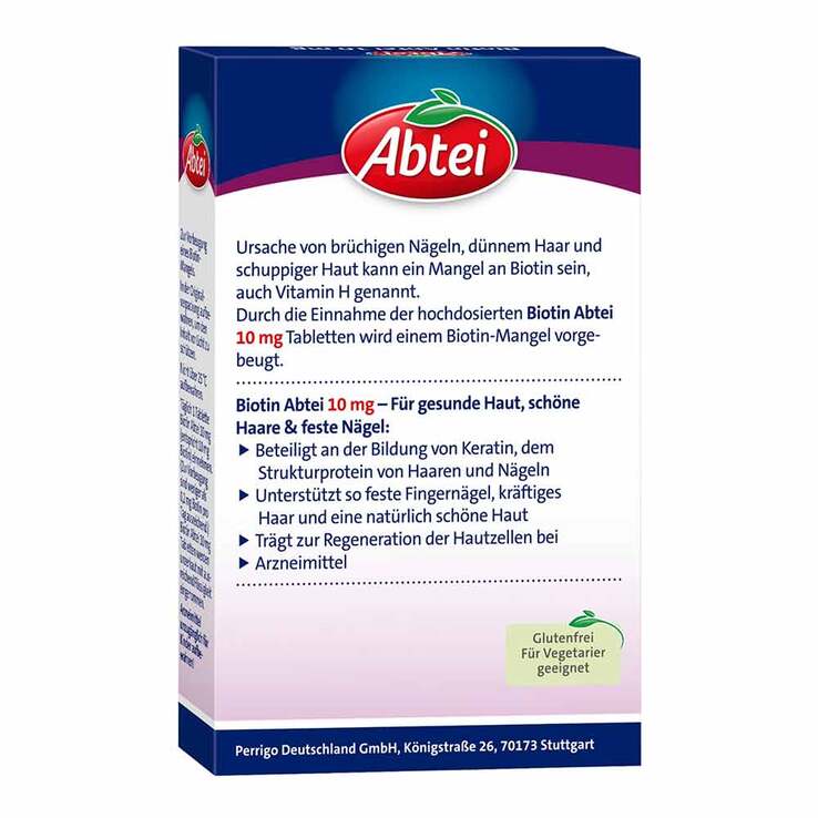 Abtei Biotin 10 mg Tabletten, 30 St