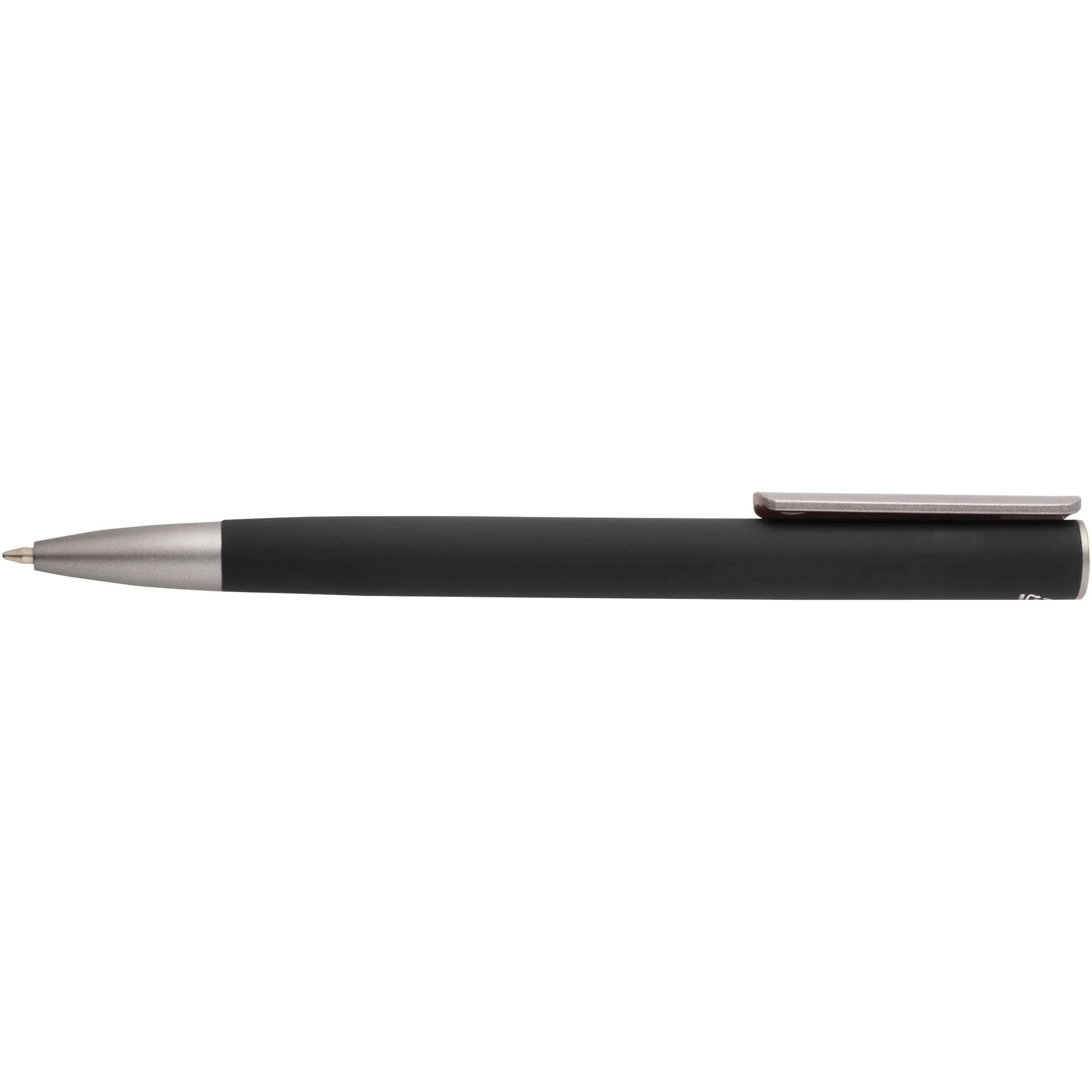 PF Concept 106129 - Stylo bille Ziguur en aluminium recyclé (encre noire)