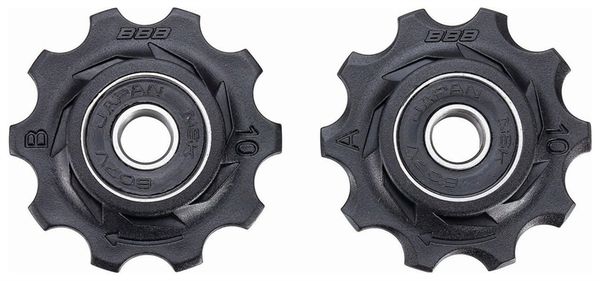 ROLLERBOYS BDP-01 Wechselrollen, 10 Zähne  schwarz  10 Zähne