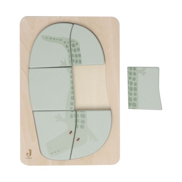 Jollein Jungle Jambo Houten Puzzel - Croco