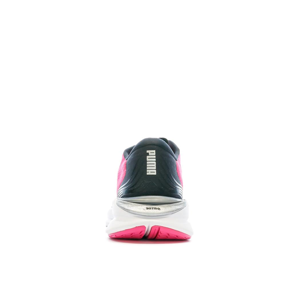 Puma Chaussures de Running Rose/Noire Femme Puma Electrify Nitro
