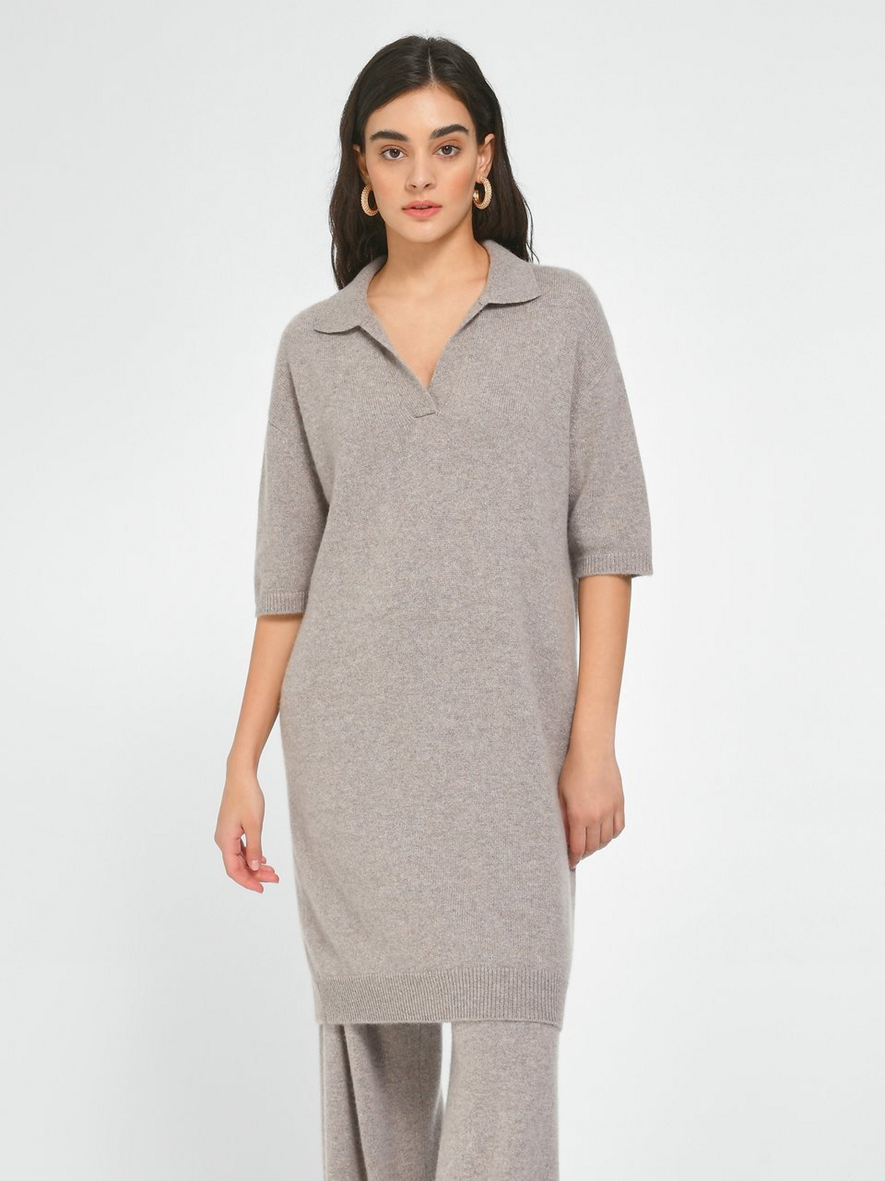 Polo-Long-Pullover