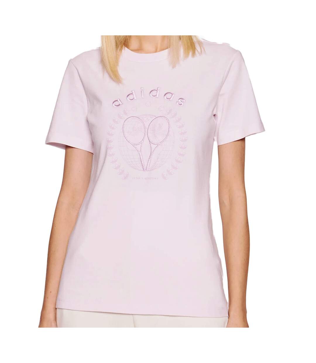T-shirt Mauve Femme Adidas Graphic