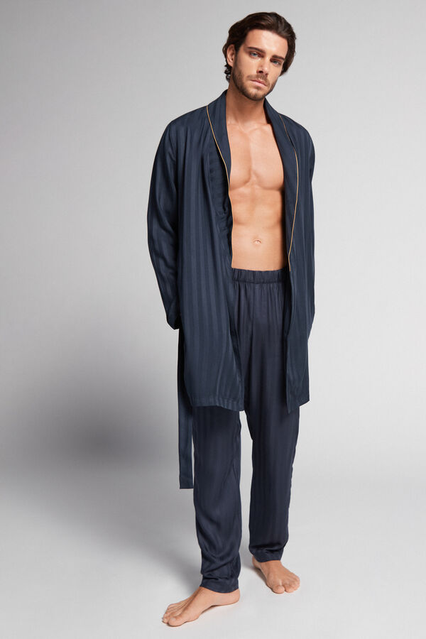 Robe de tecido modal