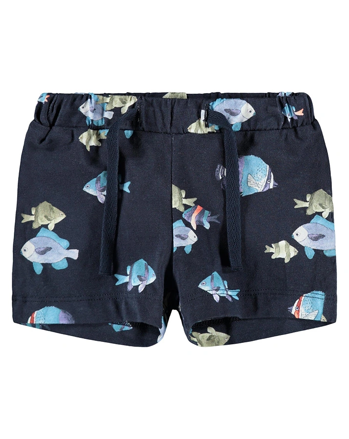 Shorts NBMFASOLLE mit T-Shirt und Mütze in dark sapphire