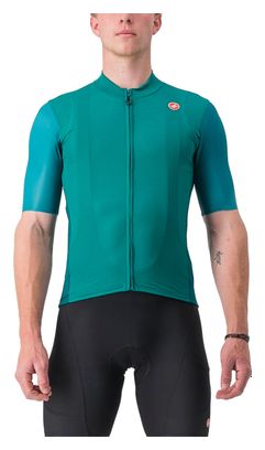 Maillot Manches Courtes Castelli Endurance Elite Vert