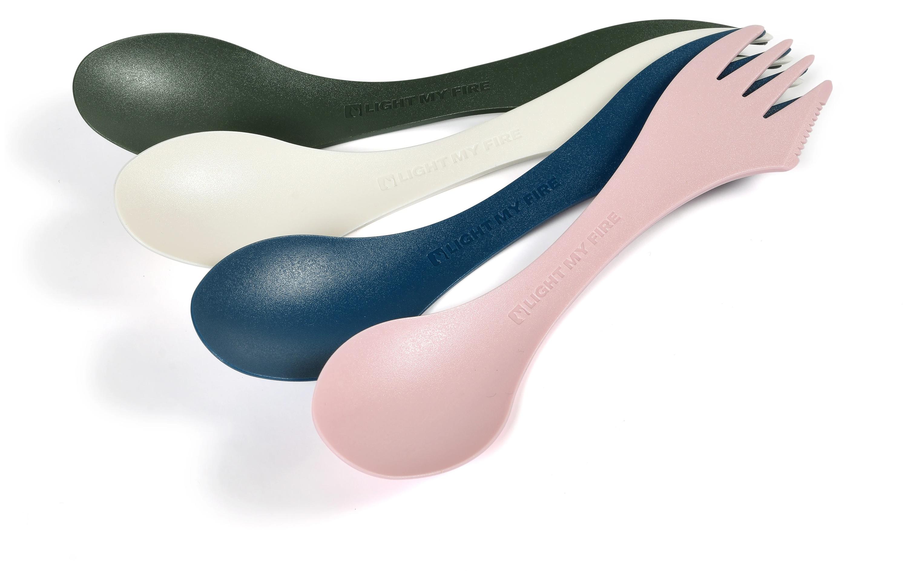 Outdoor-Besteck-Set Spork original 4-packEssbesteck für unterwegs
