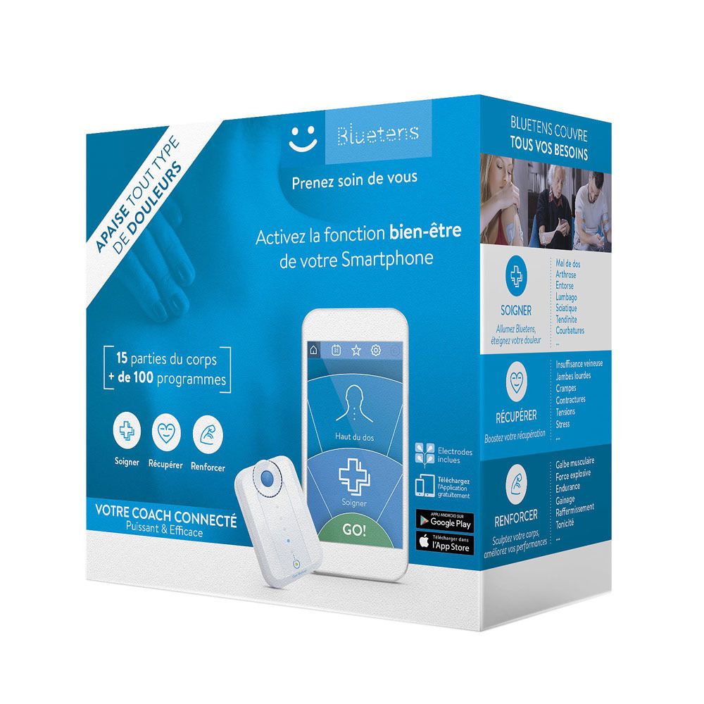 Bluetens BLT02S - Pack électrostimulation white