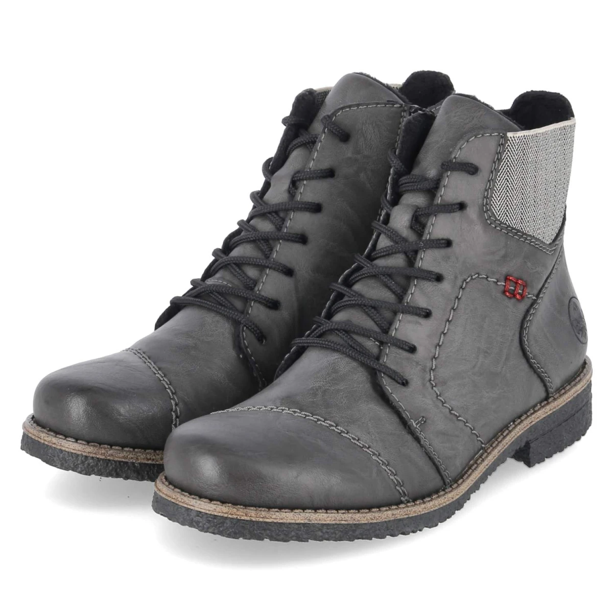 RiekerSchnürboots - grau