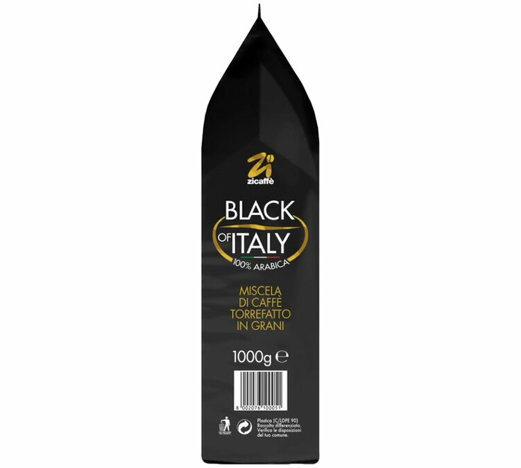 1 kg Café en grain Black of Italy Zicaffè