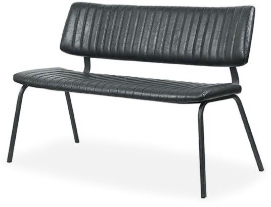Eetkamerbank Zwart HU-77.046 Gusto B120 x D63 x H81 cm