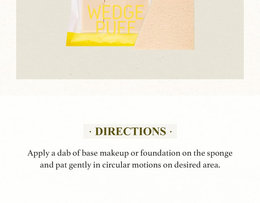 SKINFOOD - Wedge Puff Sponge Jumbo Size