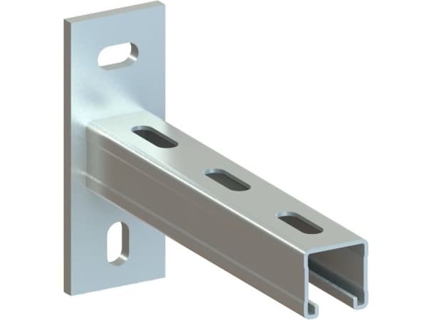 Niczuk Monteringsprofil type MF2.5 41 x 41 x 2.5mm med fotlengde 480 mm (0941414800)