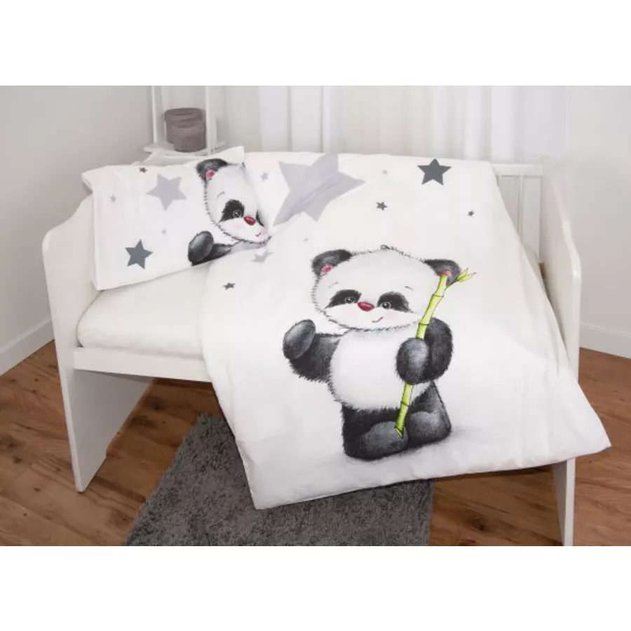 babybest® Bettwäsche Kleiner Panda 100 x 135 cm