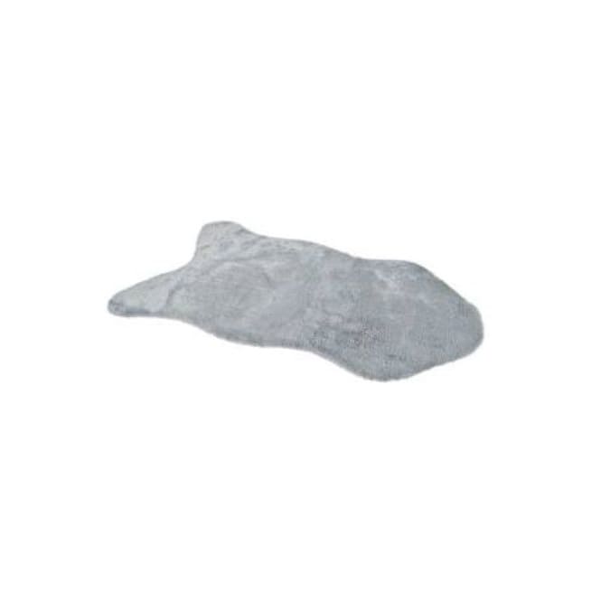 Kunstfell silber - ca. 90 x 60 cm