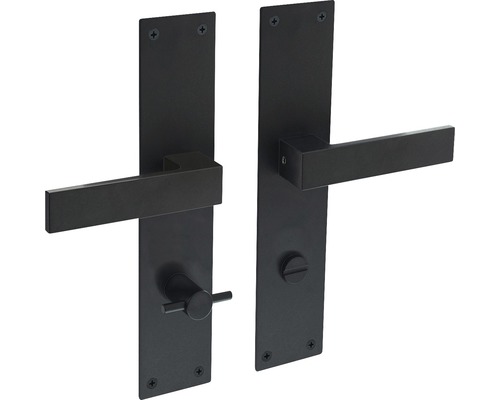 Intersteel Amsterdam WC langbordset 78/8 mm zwart mat