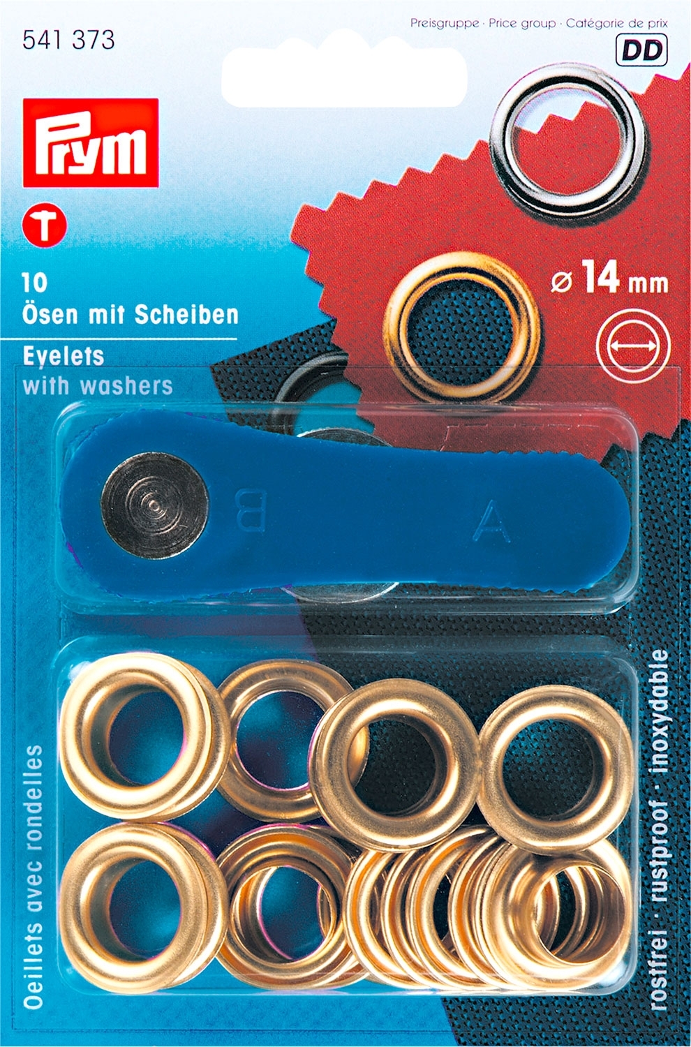 Ösen mit Scheiben - 10er Set