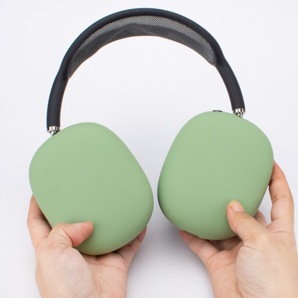 (6-tlg.Set) AirPods Max Silikon Hülle Schutz Abdeckung - Dunkelblau