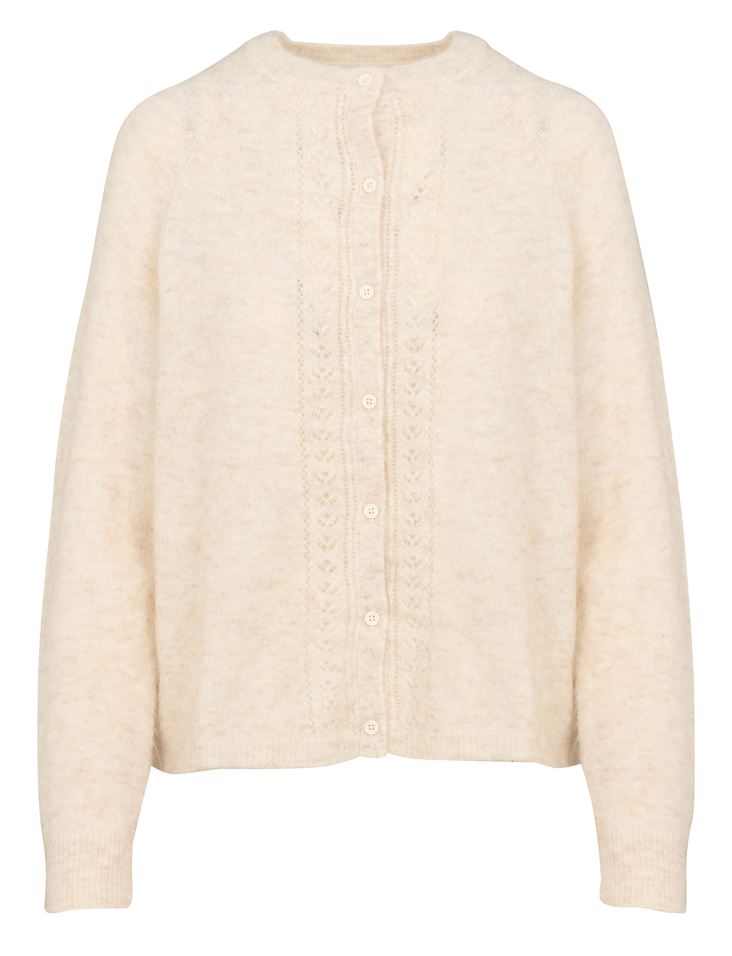 GABY - Gilet col rond | Beige