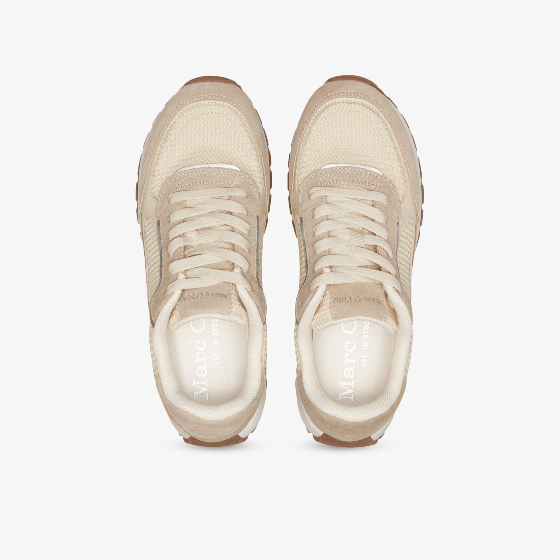 Marc O´Polo Damen Sneaker Low beige