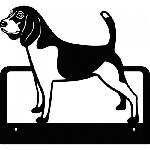 Mural Mod. cor beagle Preto