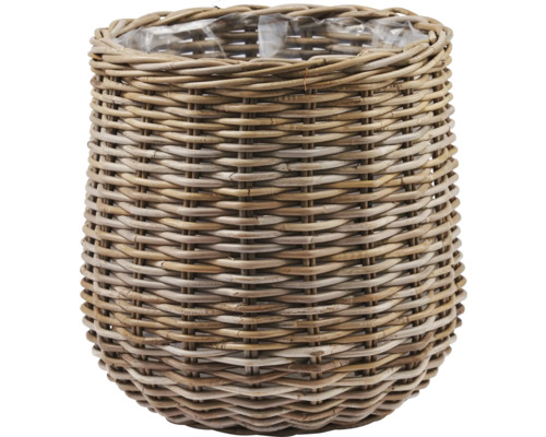 Plantenmand van natuurlijke vezels Elite 30 x 30 x 30 cm bruin