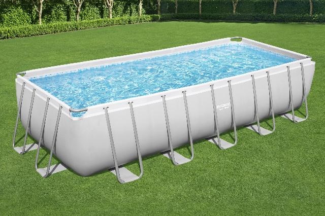 Bestway Zwembad Power Steel Set Rechthoek 640