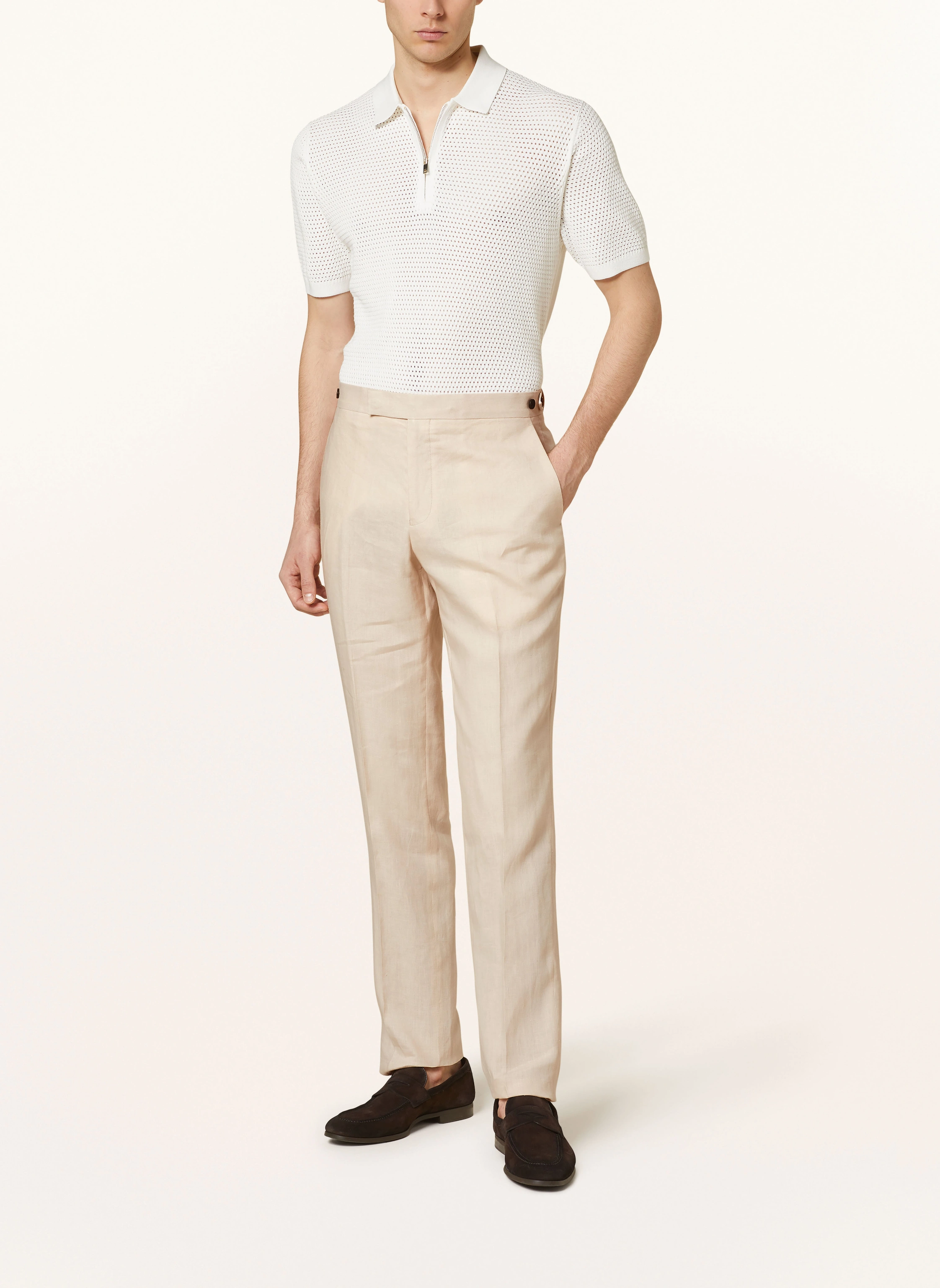 REISS Leinenhose KIN Slim Fit