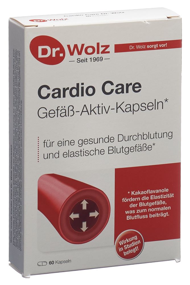 DR. WOLZ Cardio Care<br>60 Stück, Blister, Kapsel